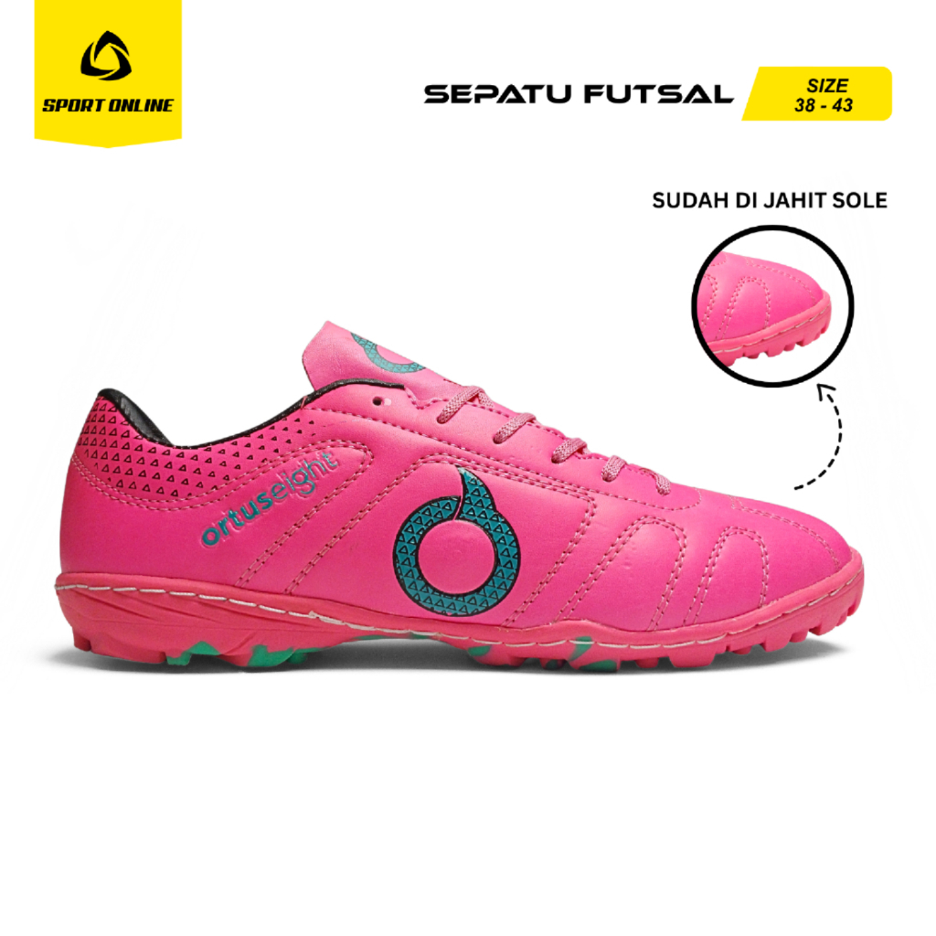 SEPATU FUTSAL ORTUSS SOL GERIGI/SEPATU FUTSAL MINI SOCCER TELAPAK GERIGI+DEPANNYA JAHITAN