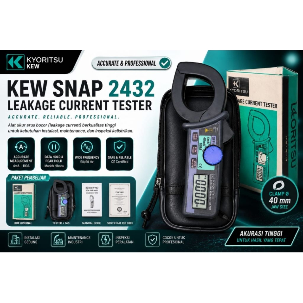 KEW SNAP 2432 LEAKAGE CURRENT TESTER