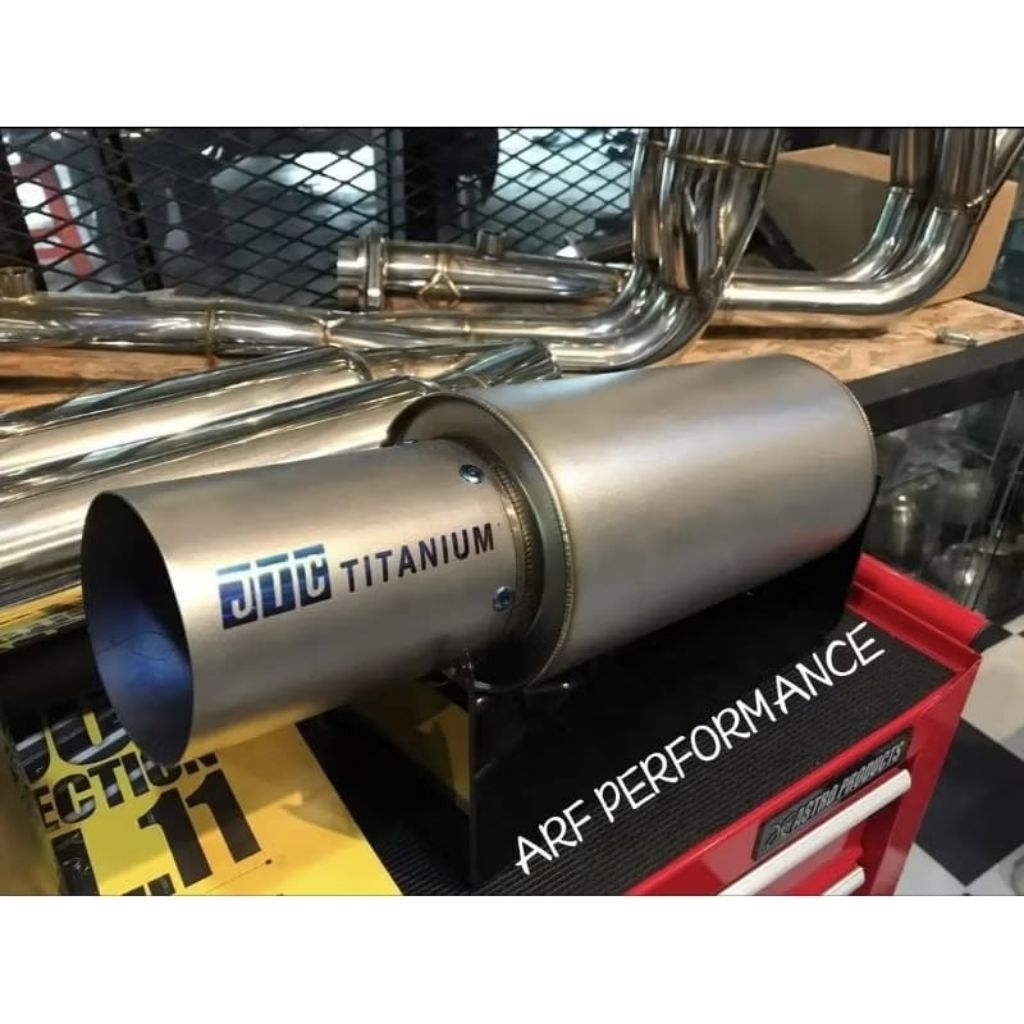 knalpot mobil JTC TITANIUM ( replika ) ORIGINAL  performance