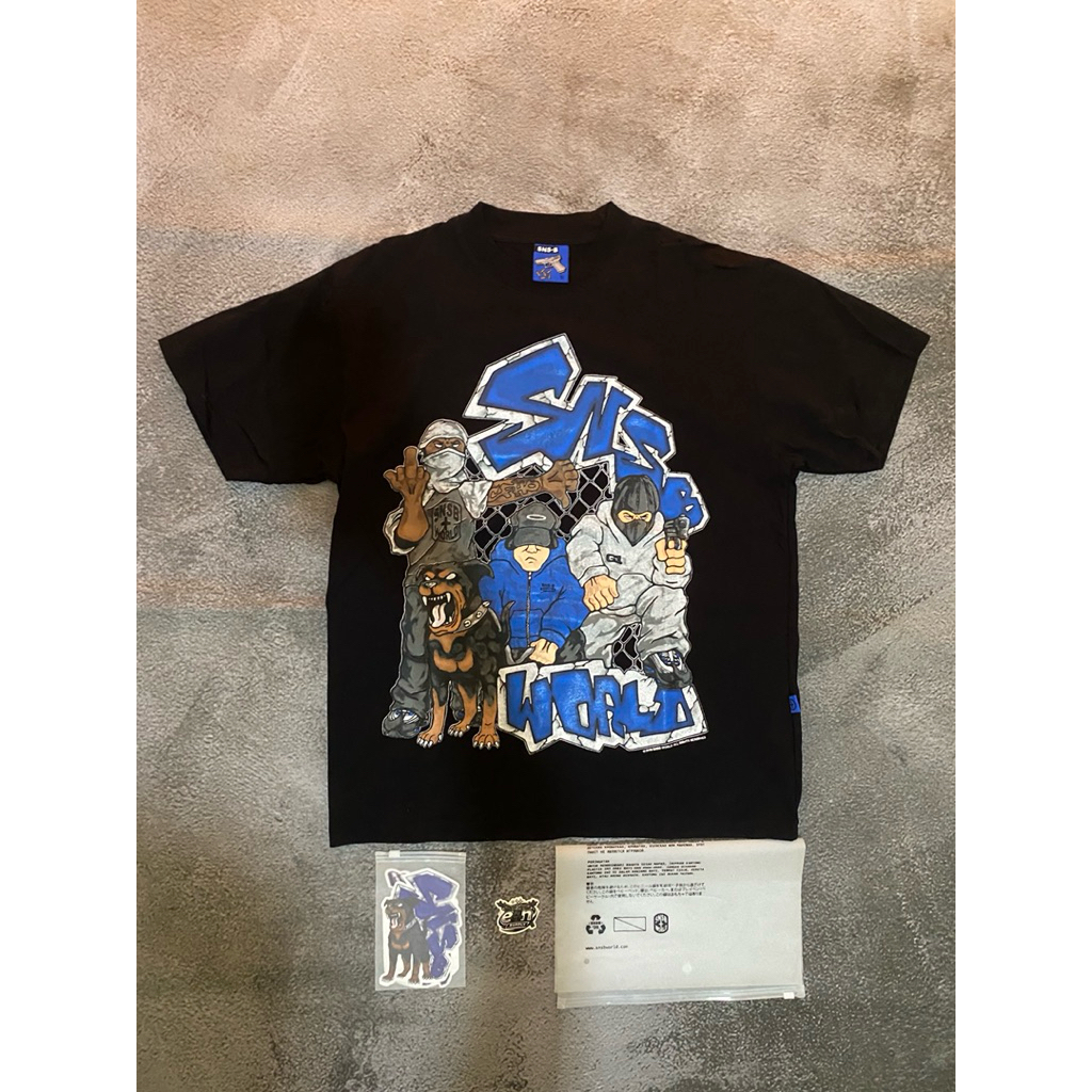 TSHIRT SNSB CREW BLACK