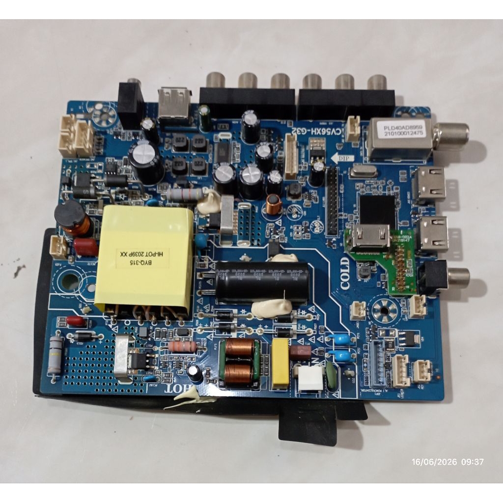 MB MOBO MAINBOARD MODUL MESIN TV POLYTRON PLD 40AD8959 (MB PN40)