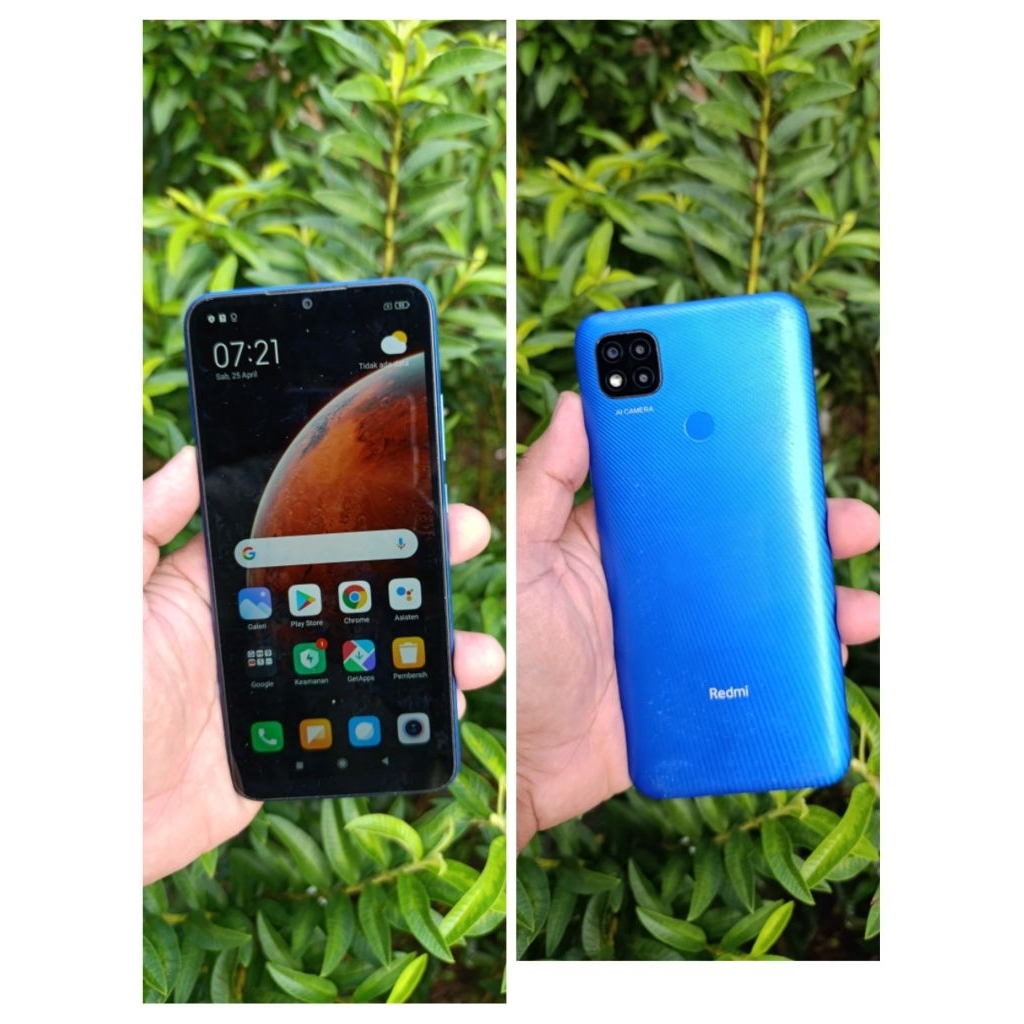 handphone bekas redmi 9c ram 4/64