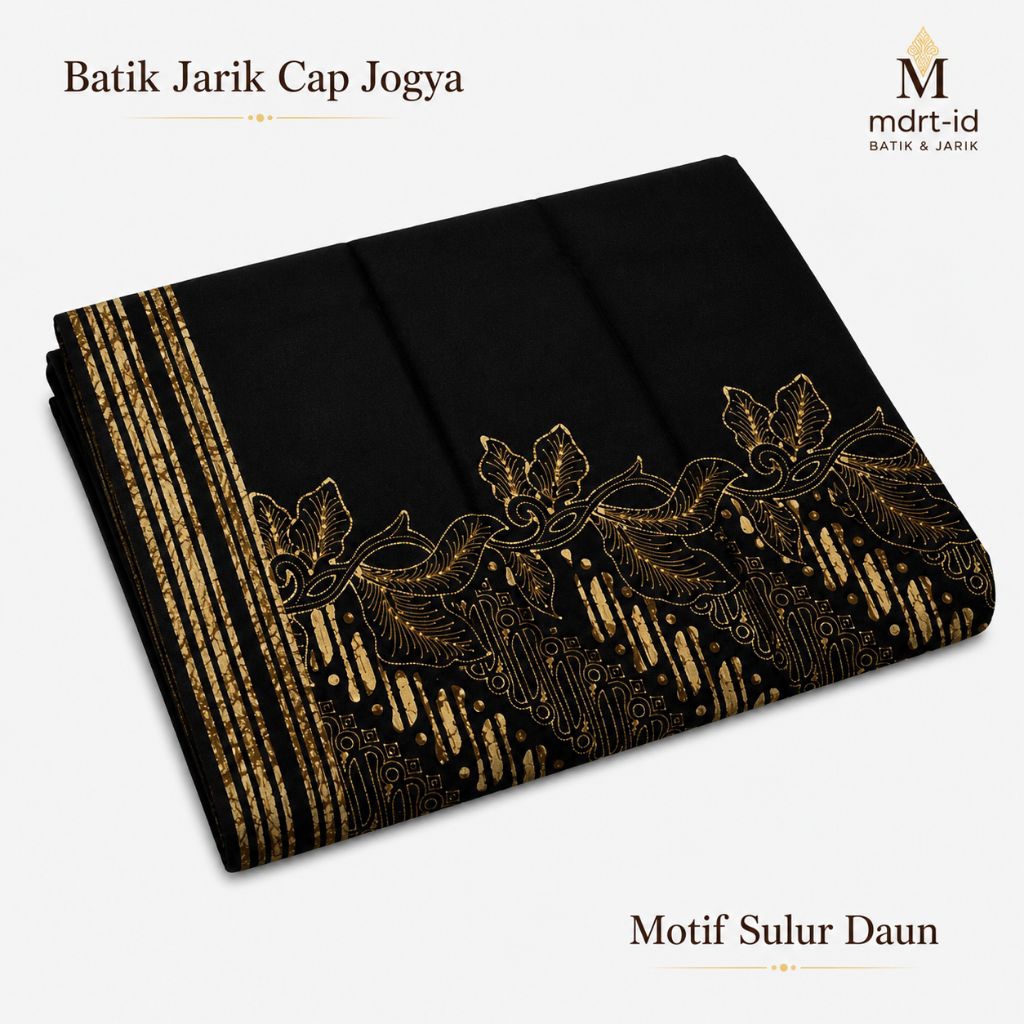 kain batik jarik hitam Jogja halus katun