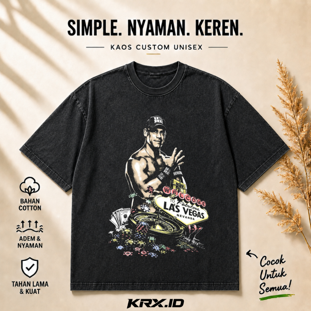 T-Shirt Oversize John Cena