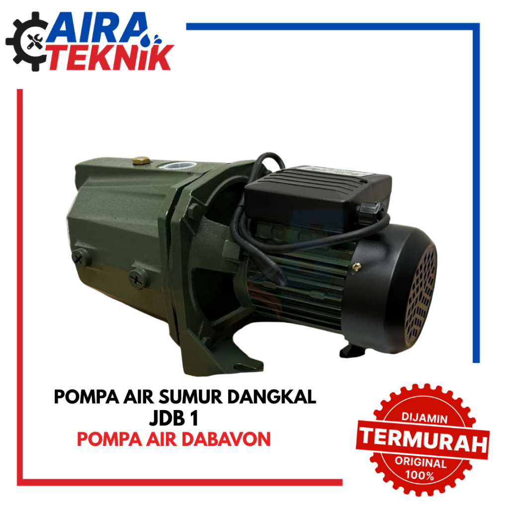 [POMPA AIR] POMPA SUMUR DANGKAL DABAVON JDB1 100WATT