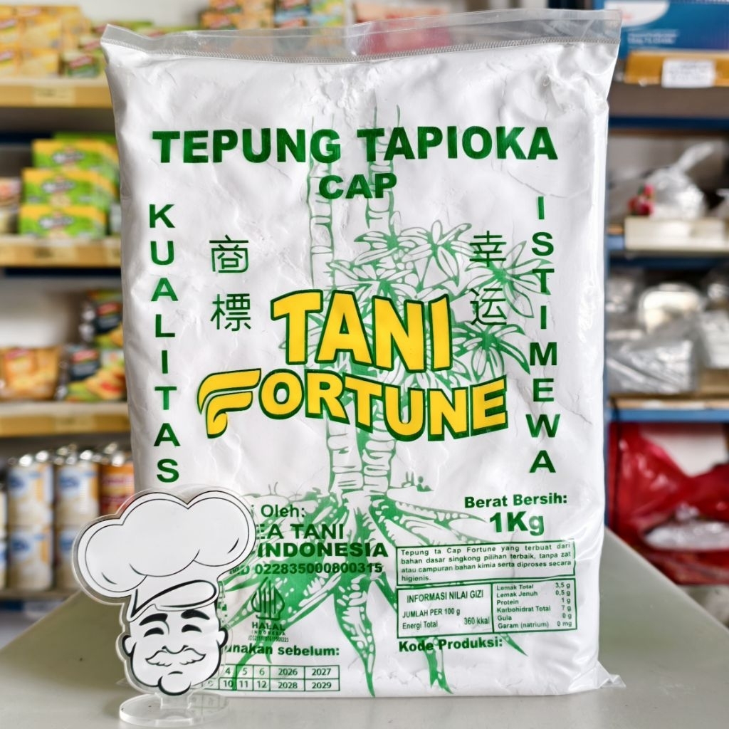 Tepung Tapioka Fortune 1Kg / Tepung Tapioca 1Kg Fortune / Tapioka 1Kg Fortune