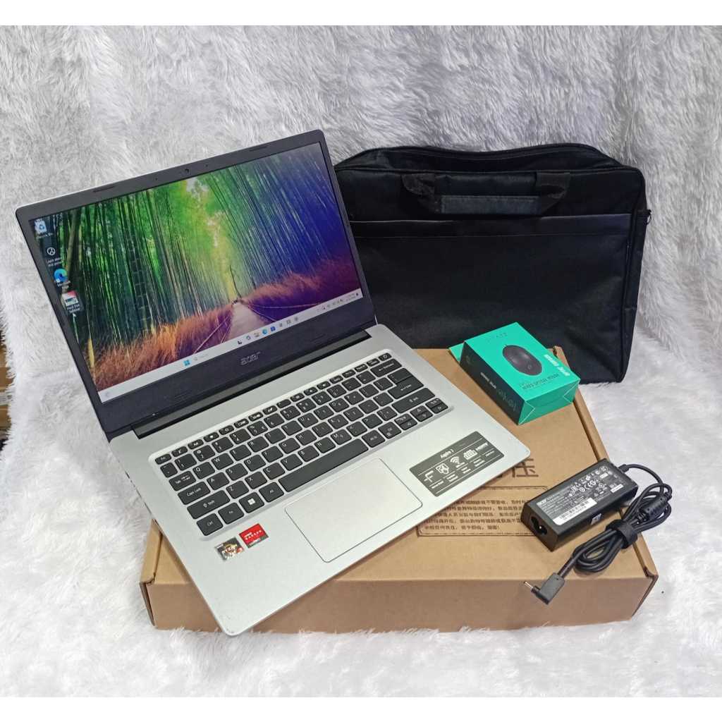 Laptop, Leptop, Seken, Second, Bekas  acer  Aspire a314-22 Ryzen3-3250u Ram 4 gb  Ssd 256 gb  Window