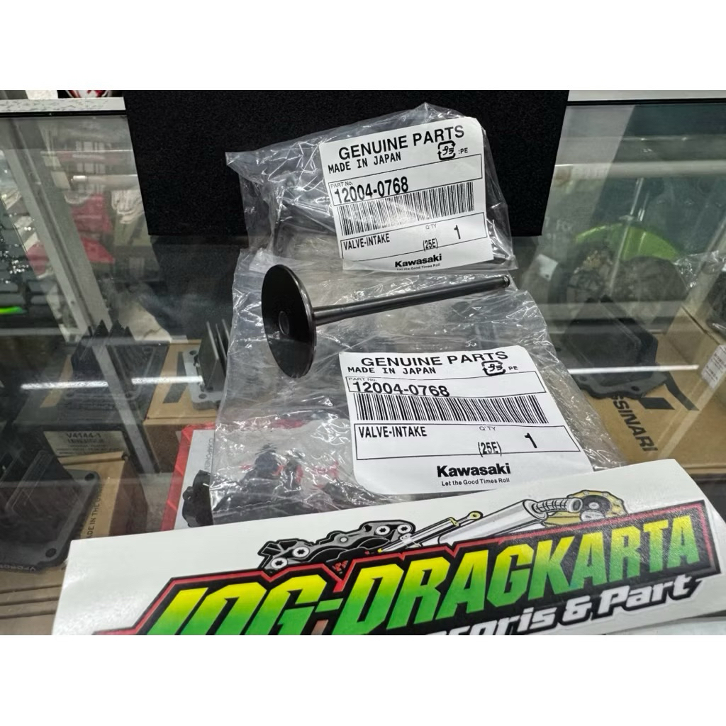 PAYUNG KLEP TITANIUM VALVE INTAKE KAWASAKI KX 250 20 KX252 BLF 2019-2023 BATANG 4.5MM PAYUNG 32 ORIG