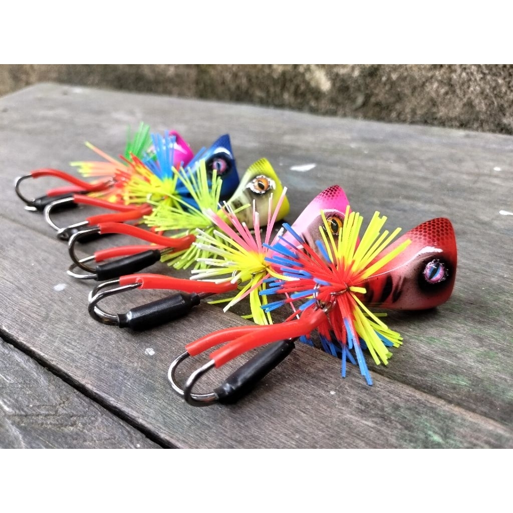 umpan casting jawes frog 3cm untuk gabus & toman