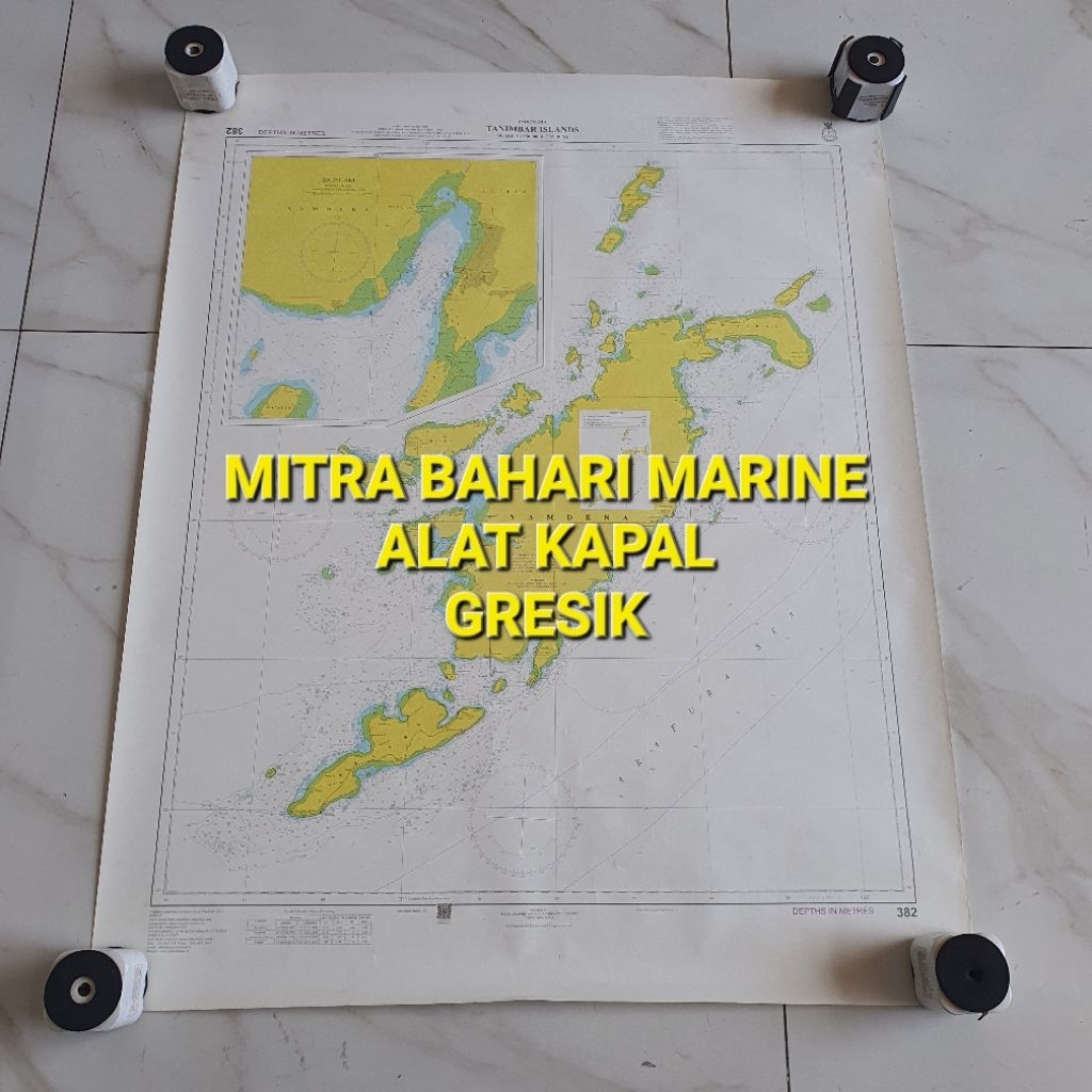 Peta Laut No. 382 / Peta Laut Indonesia