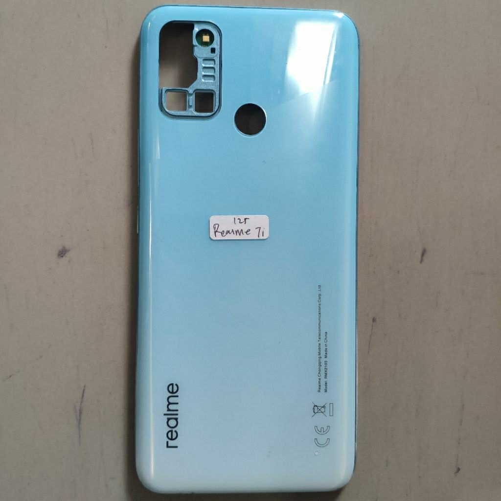 Casing Kesing Backdoor Tutup Belakang Realme 7I cabutan normal tested mulus no minus siap rakit