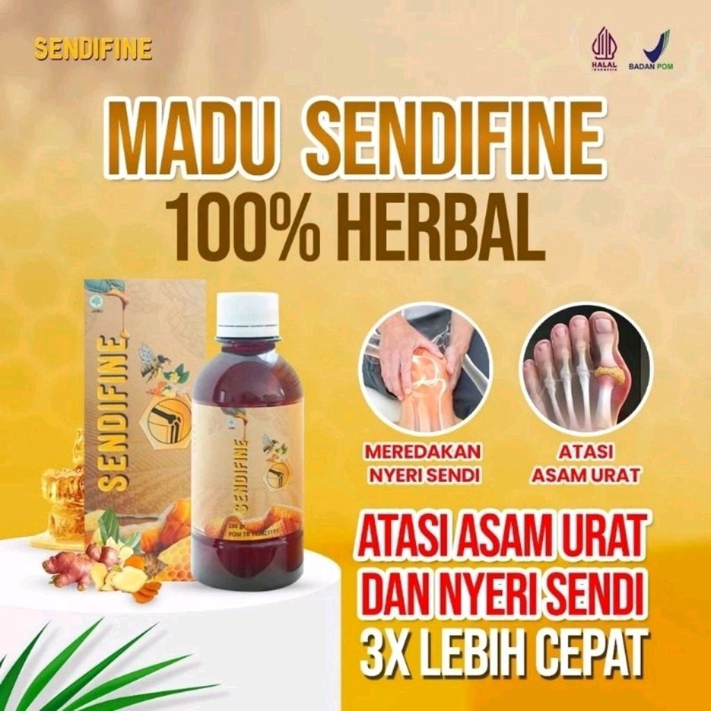 MADU SENDIFINE ASLI ORIGINAL EFEKTIF ATASI NYERI SENDI PEGAL LINU REUMATIK
