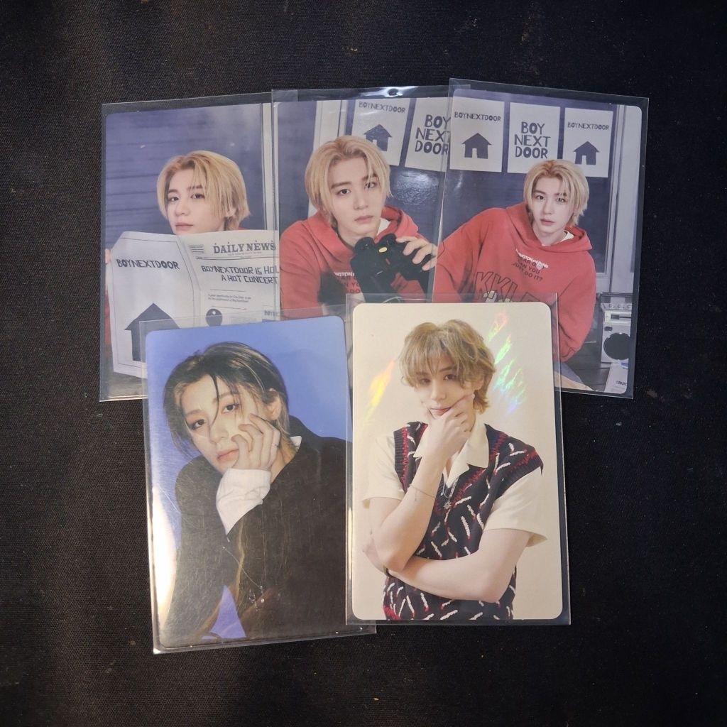 [OFFICIAL] PHOTOCARD official leehan boynextdoor - set photocard konsep RARE