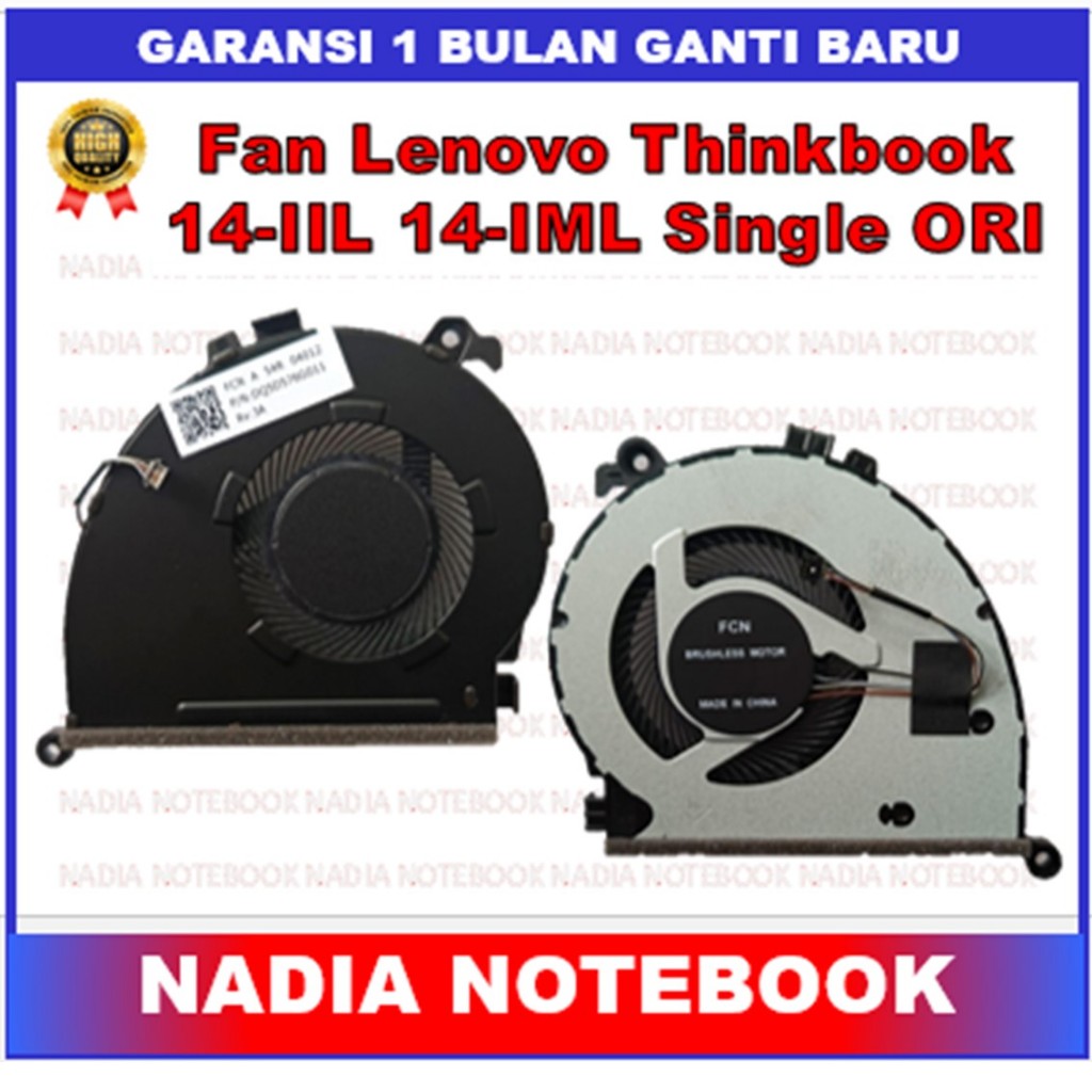 Fan Lenovo Thinkbook 14-IIL 14-IML 15-IIL 15-IML E4-IIL E5-IML ORI