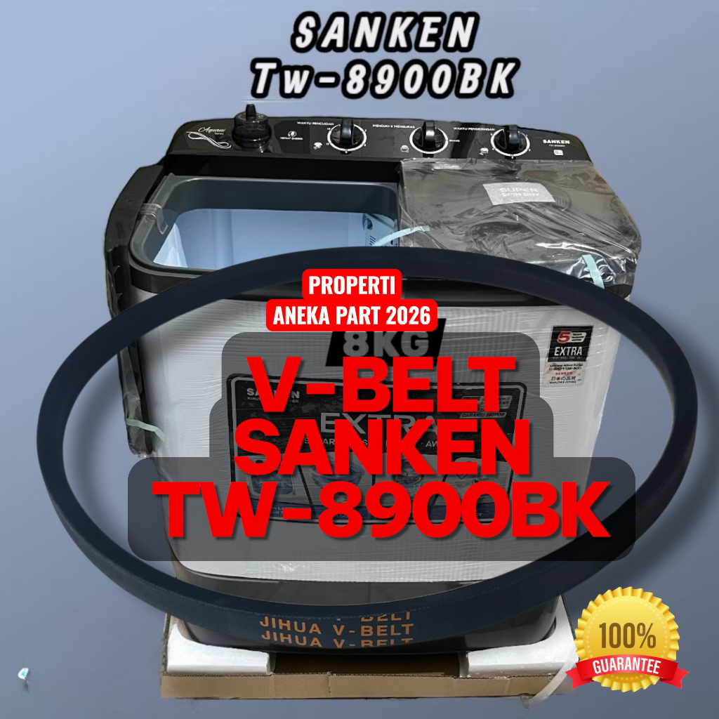 V-BELT NESIN CUCI SANKEN TW-8900BK V BELT VANBELT V BELT SANKEN TW 8900 TW8900