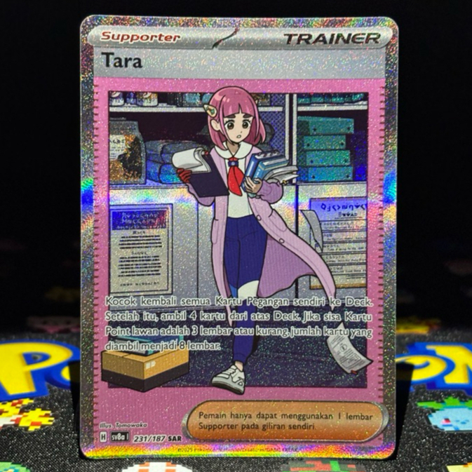 Tara #231 SAR SV8A Kartu Pokemon TCG Indonesia