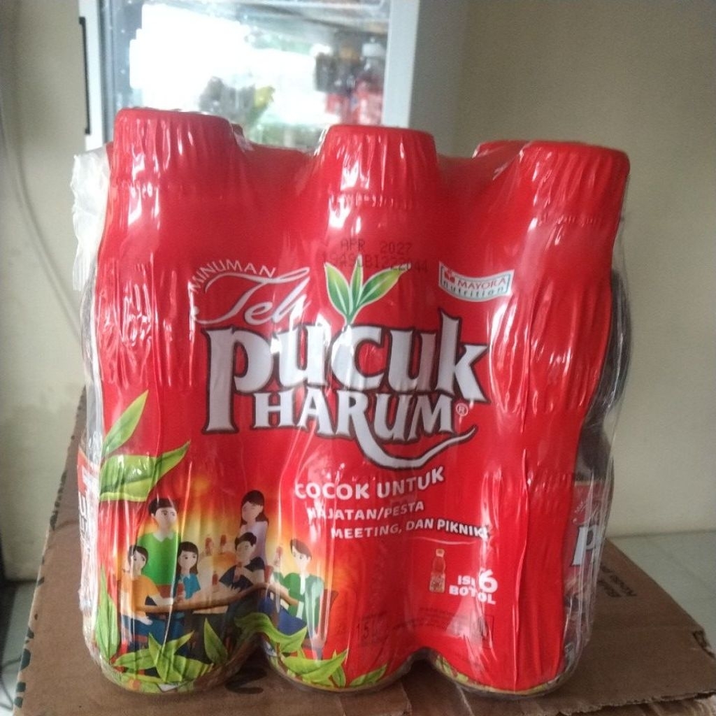 Minuman Teh Pucuk Harum-isi 6 Botol-Teh Pucuk 250ml