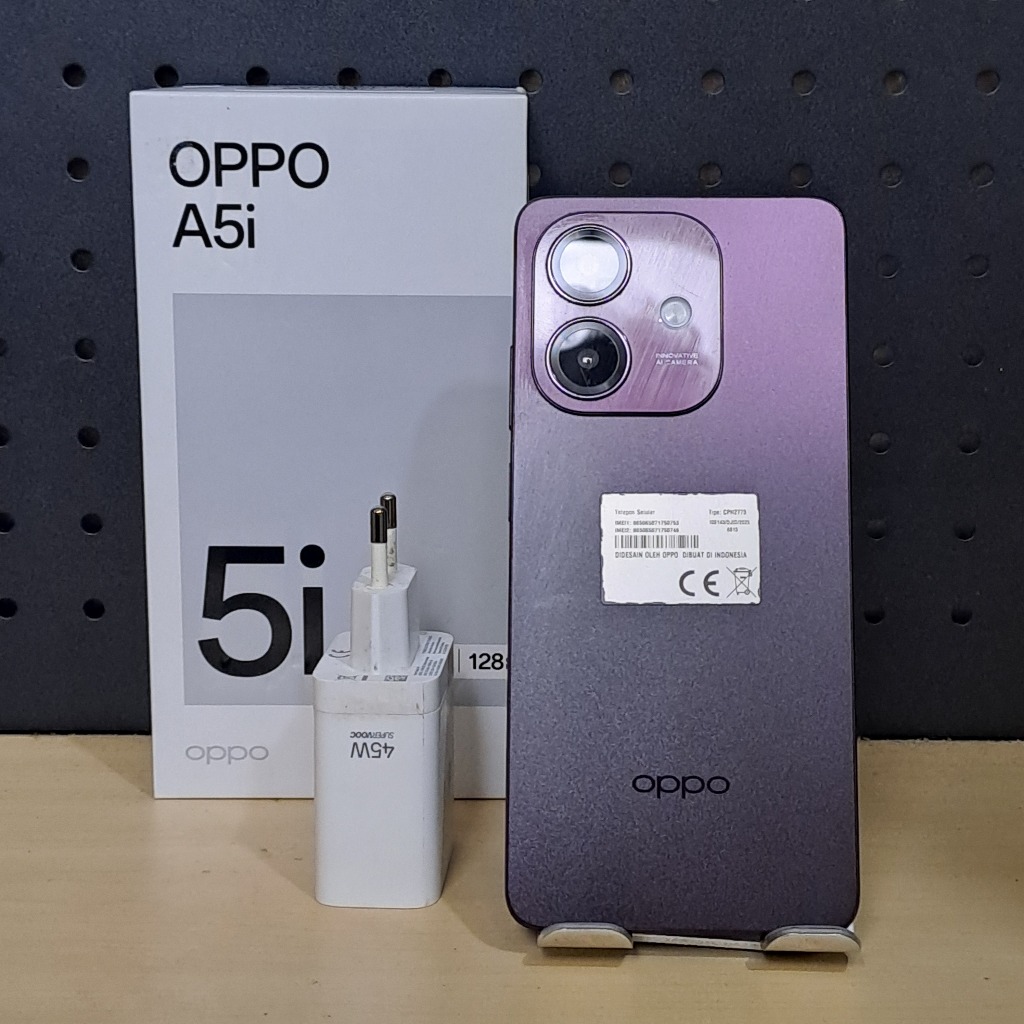 OPPO A5i 4/128GB SECOND FULLSET BERGARANSI