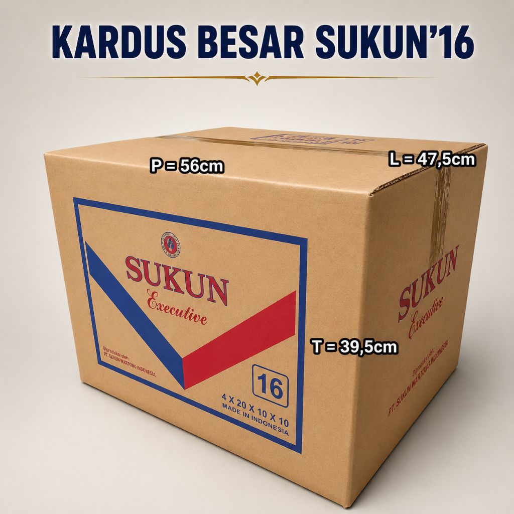 Kardus Packing Tebal Besar Jumbo Dus Pindahan Kardus Karton Box 2 Layer - Kardus Sukun16