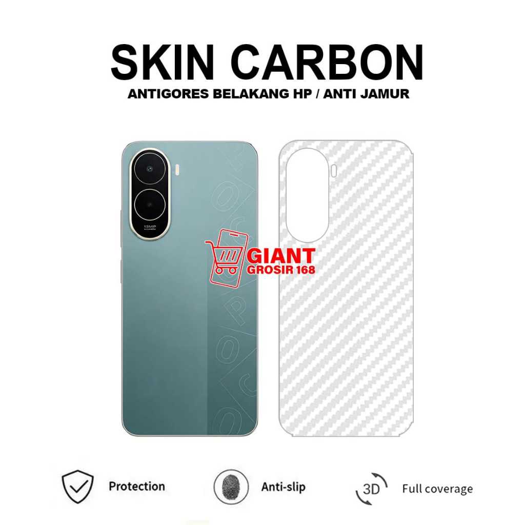 POCO C81 PRO SKIN CARBON 3D ANTIGORES BELAKANG SKIN CARBON POCO C81 PRO