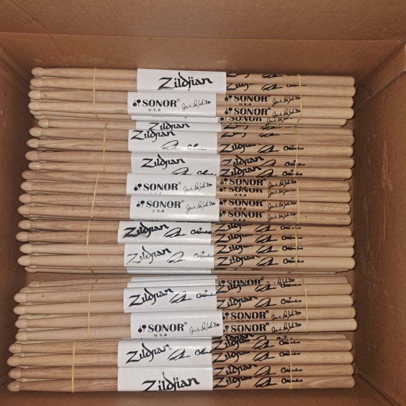 Stik Pemukul Drum Zildjian Sonor Tama Kayu Maple Drum Stick Maple Sepasang 1 Set