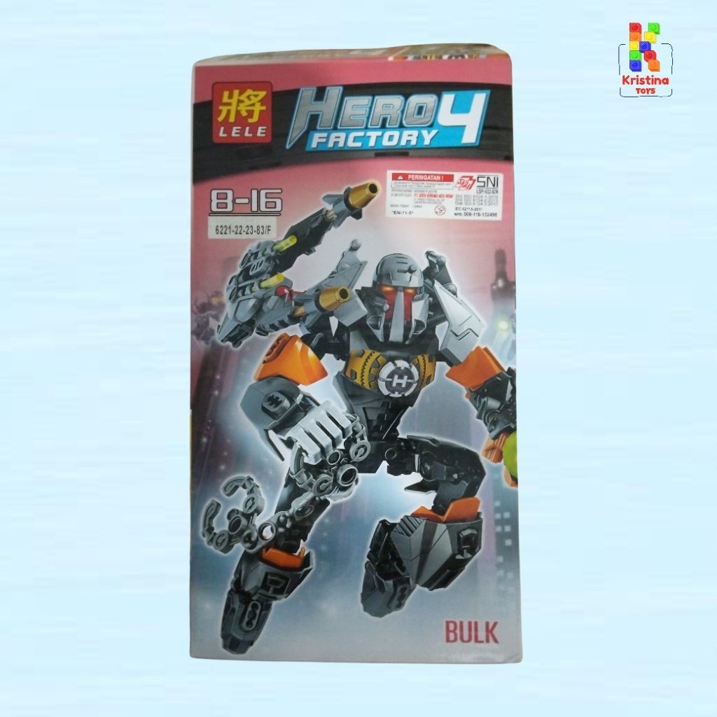 Mainan Robot Rakit Hero Factory Series - Model Bulk - Bricks Action Figure Robot Anak Laki-laki