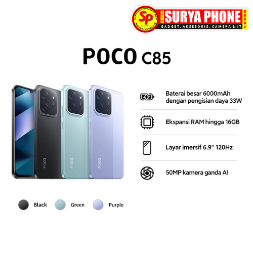 POCO C85 RAM 8GB / 256GB