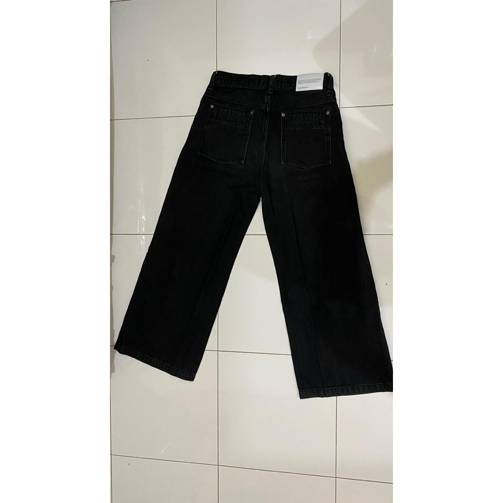 chamberlene- “Calli” Wide Raw Denim Pants | Wide Straight Jeans | Unisex Fit