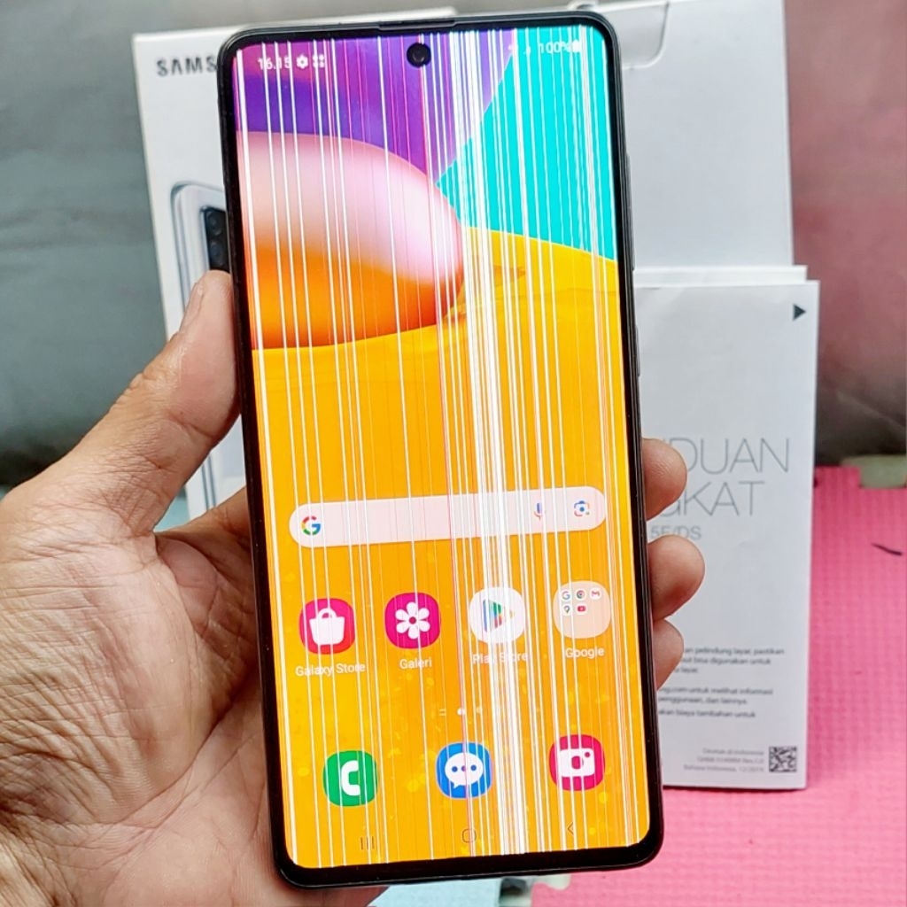 Handphone Hp Samsung Galaxy A71 NFC 8/128 Second Eks Resmi Sein Mulus Original