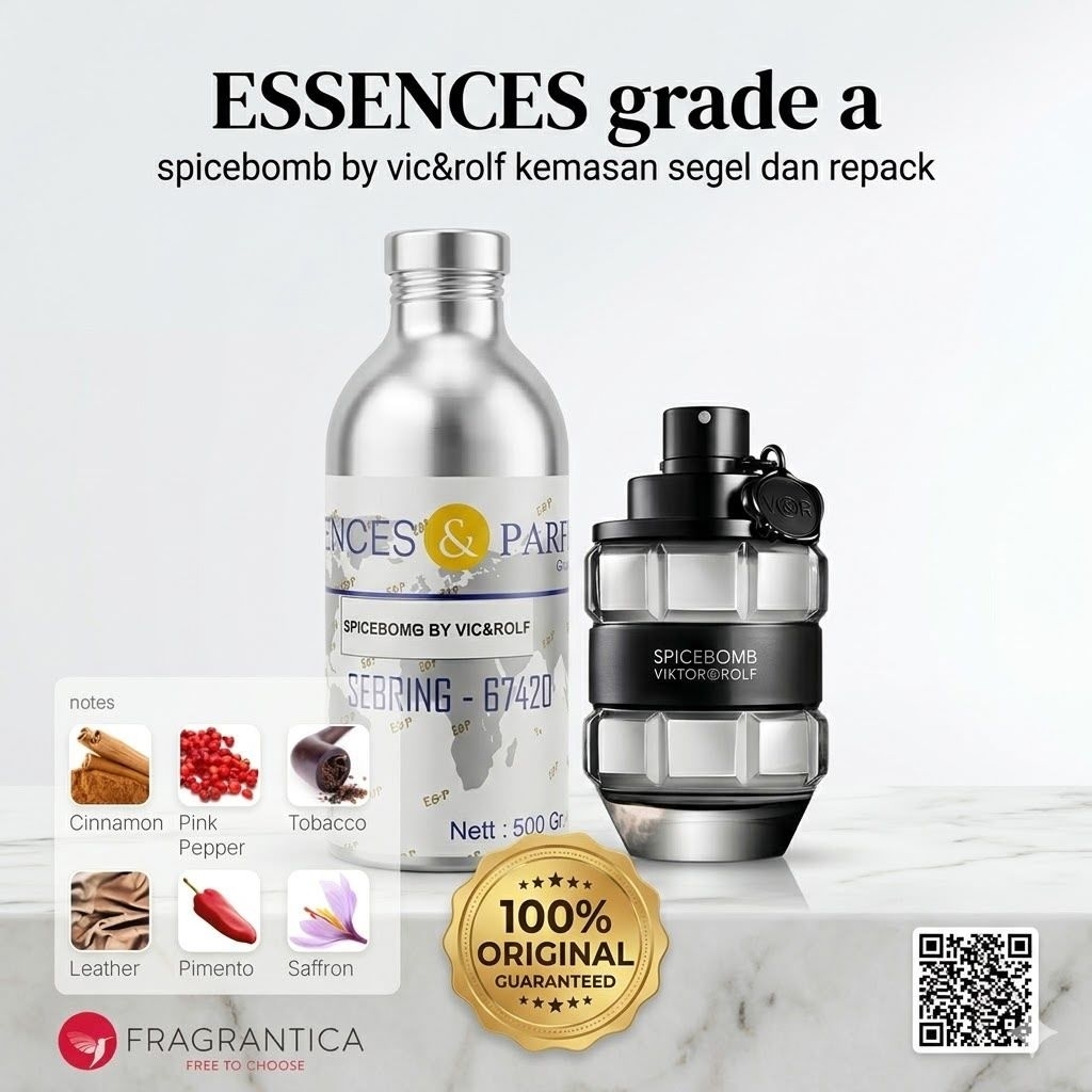 ESSENCES GRADE A/SEBRING/SPICEBOMB/KEMASAN SEGEL REPACK/BIBIT MURNI