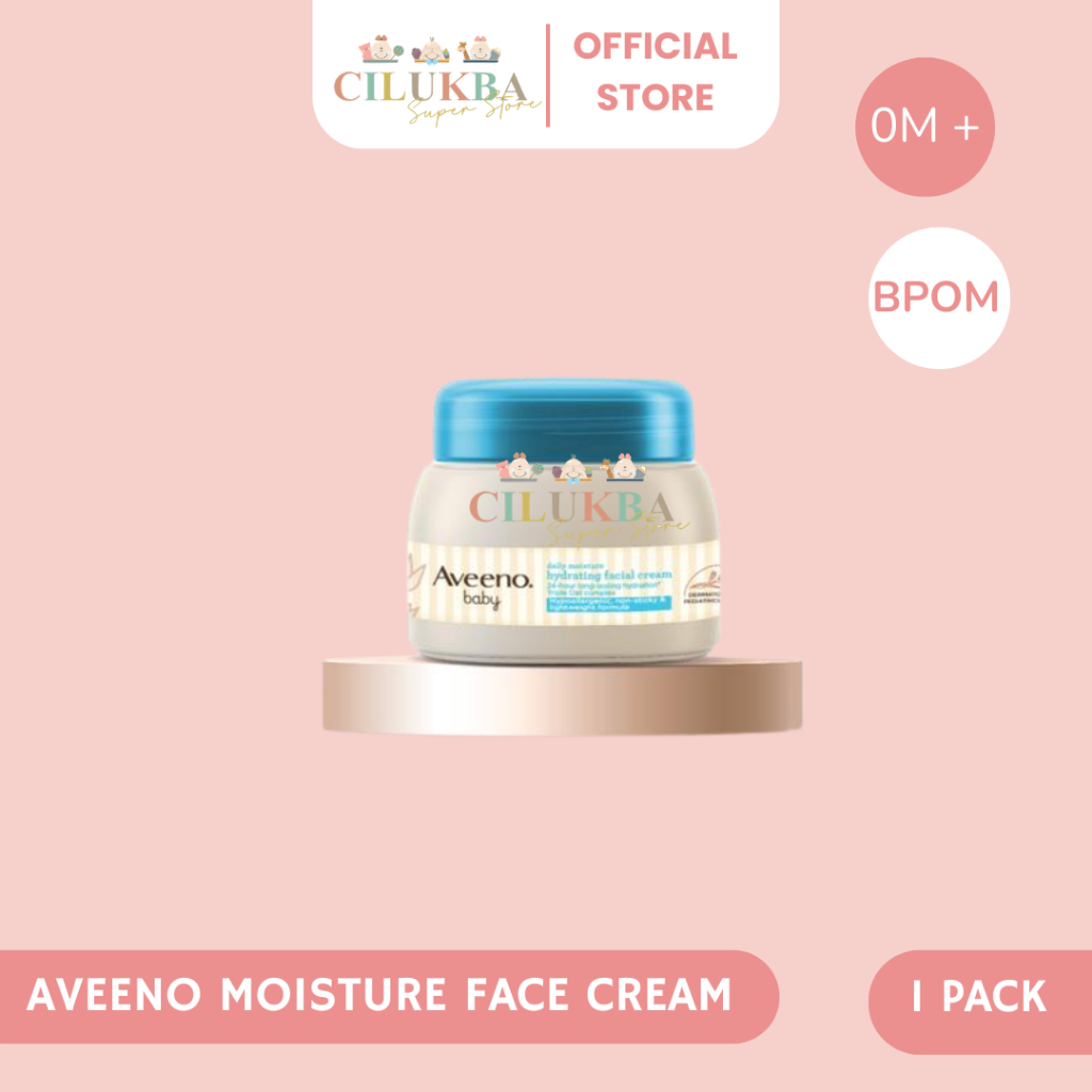 AVEENO DAILY MOISTURE FACIAL CREAM | FACE CREAM BAYI | KRIM PERAWATAN WAJAH BAYI | PELEMBAB WAJAH BA