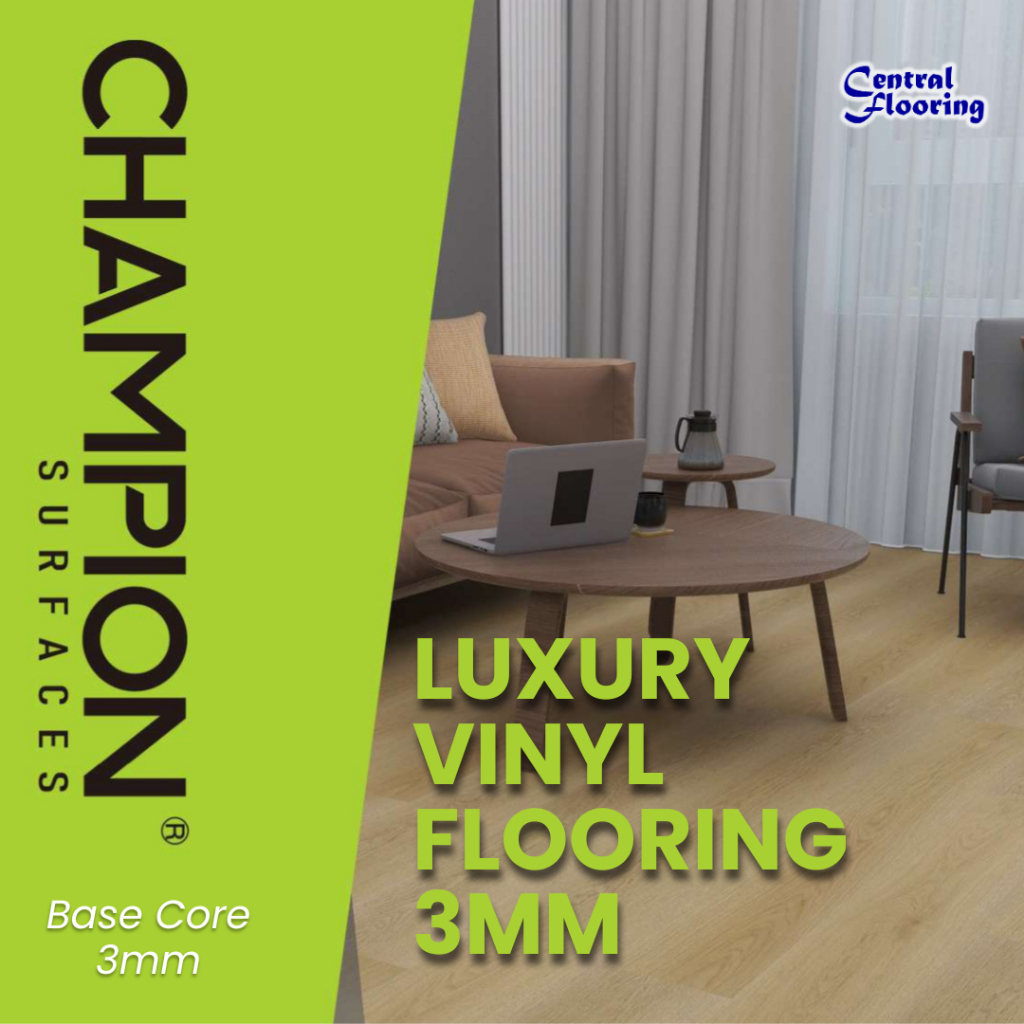 Lantai Vinyl Champion 3mm | Vinyl lantai 3mm Tahan Air