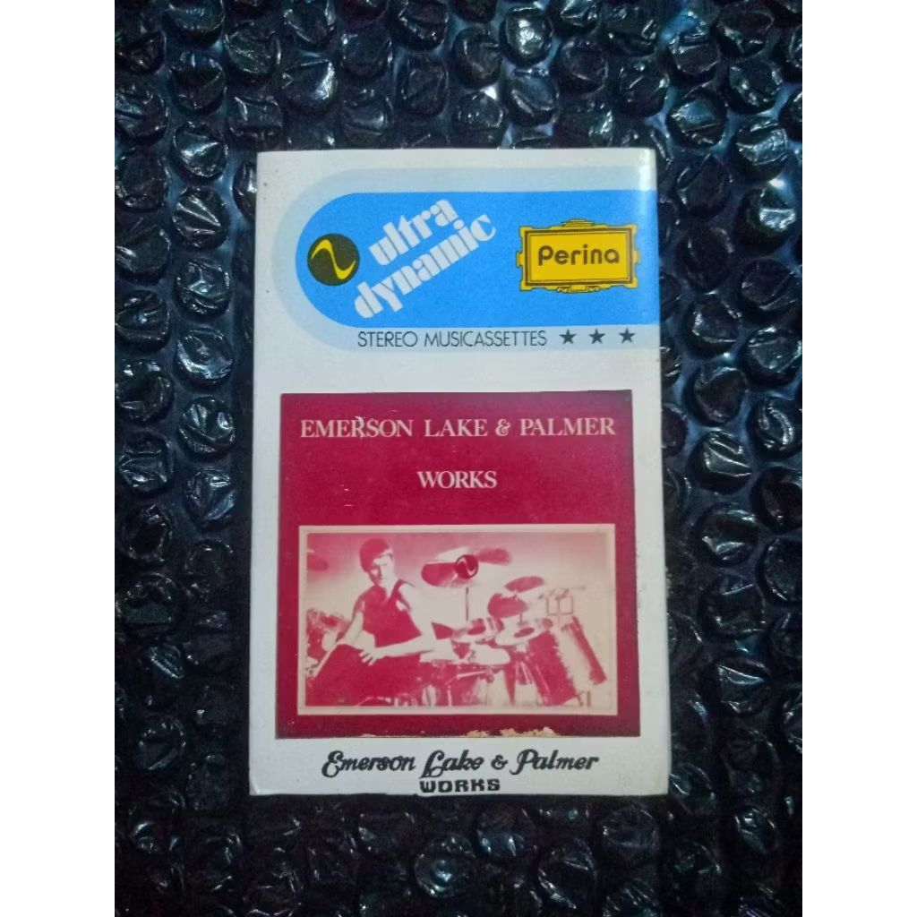 Kaset Emerson Lake & Palmer - Works / Pita TDK (Bagus)