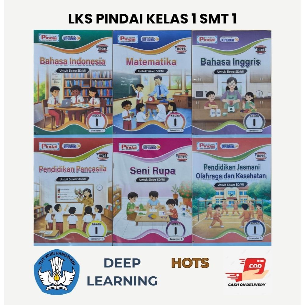 LKS Pindai Kelas 1 Semester 1 Kurikulum Merdeka Arya Duta