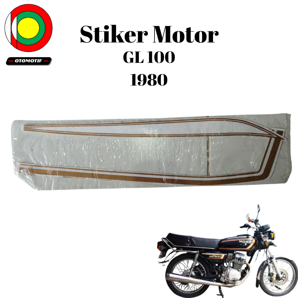 STIKER STRIPING - GL100/CDI/PRO (TAHUN 1979,1980,1988,1990,1992,1993,1994,1996,1997)