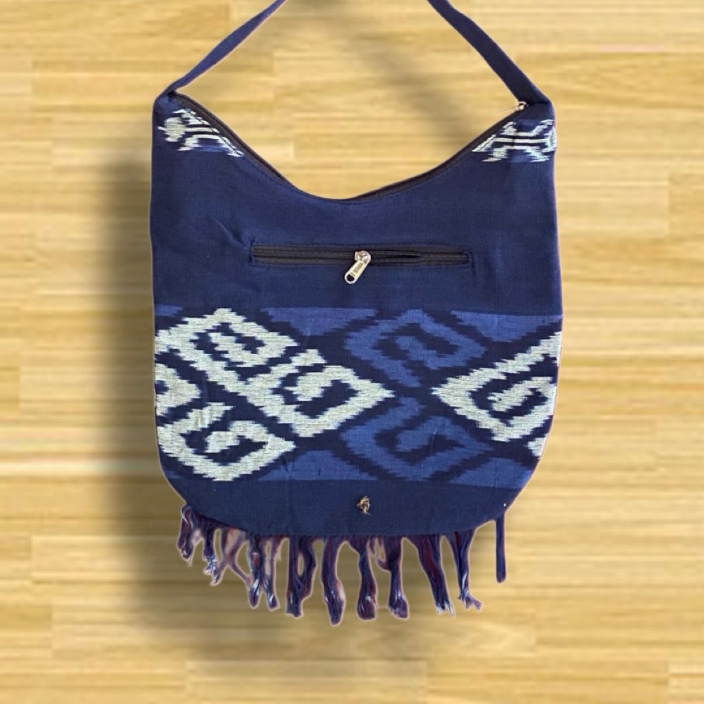 Tas Tenun Selempang Besar Tenun Ethnic Motif Toraja Tenun Asli