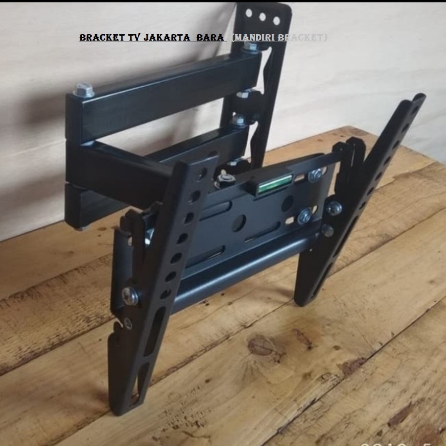 Bracket tv led swivel 19" sd 43" swing belalai paling laris besi tebal bracket tv polytron