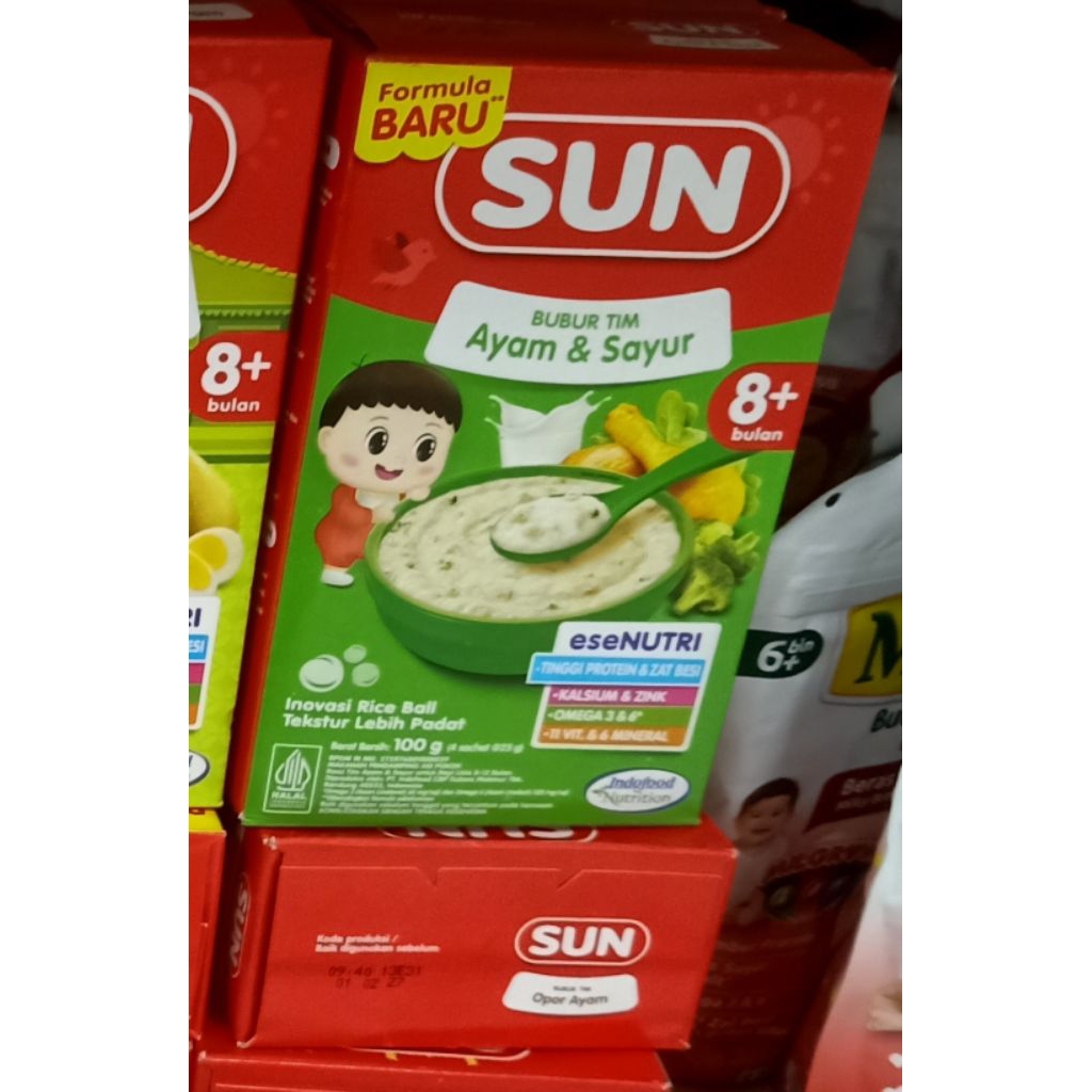 Bubur Bayi Sun Bubur Tim Ayam Sayur 100 Gr