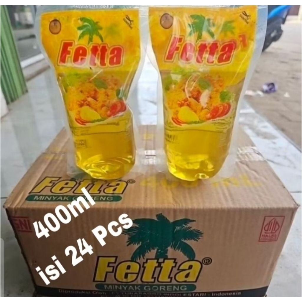 Minyak Goreng FETTA 400 ml 1 Dus isi 24 pouch