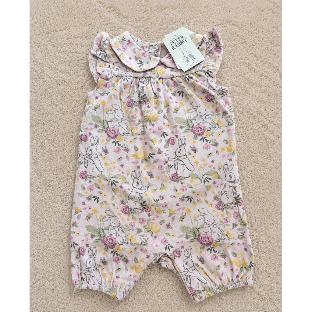 Peter Rabbit Romper Jumper Overall Baju Kodok Bayi Perempuan Import