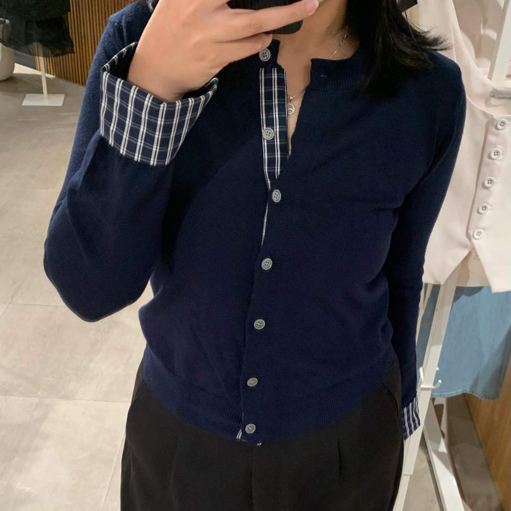 Emma Plaid Cardigan