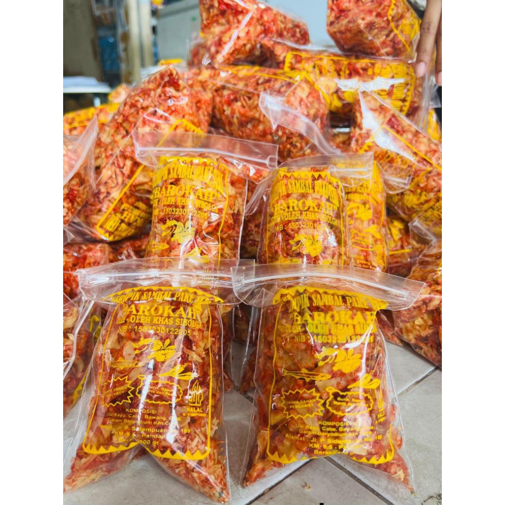 keripik sambal khas sibolga kemasan 1 kg