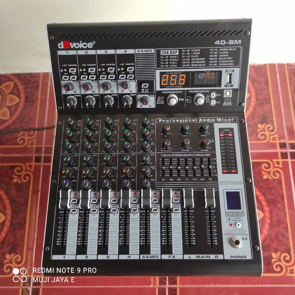 Terbaru Professional Mixer Analog 256dsp 4Channel Model 40-SM Original dBvoice