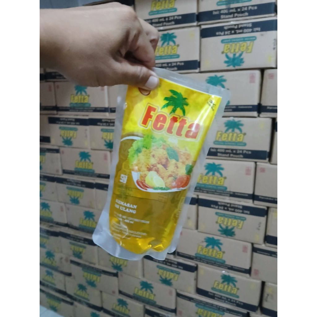 Mantab_Jaya Minyak Goreng Fetta 400Ml - Premium Dan Praktis Minyak Fetta