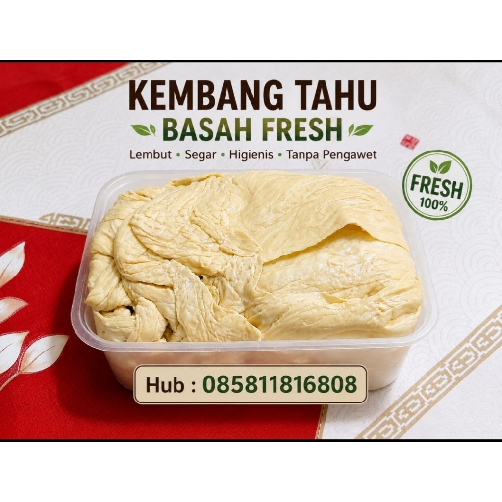 kembang tahu  / Kulit tahu basah