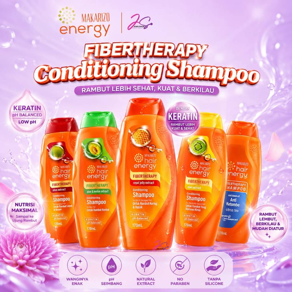 Shampoo Makarizo 170ml & 330ml