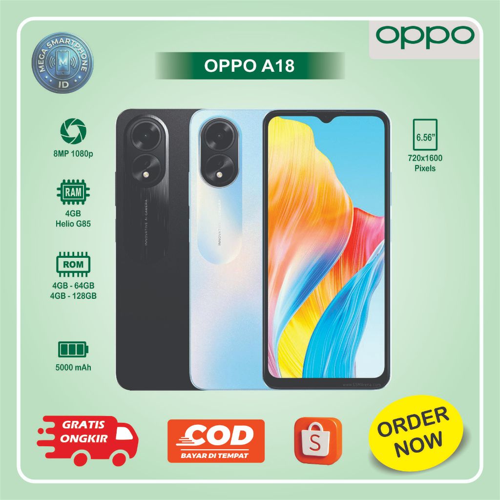 OPPO A18 | HP Second batangan