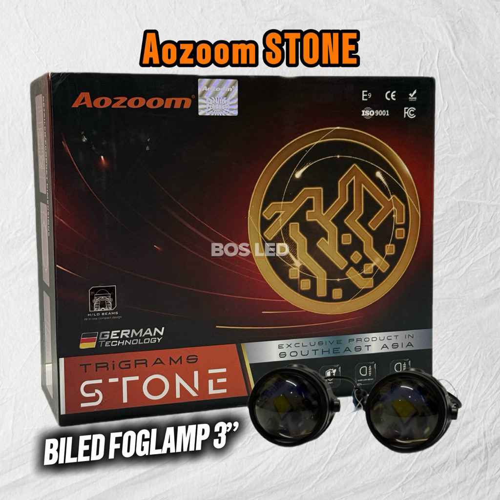 AOZOOM STONE Biled Foglamp 3” 3 inch 5000K Bracket Toyota Super Bright
