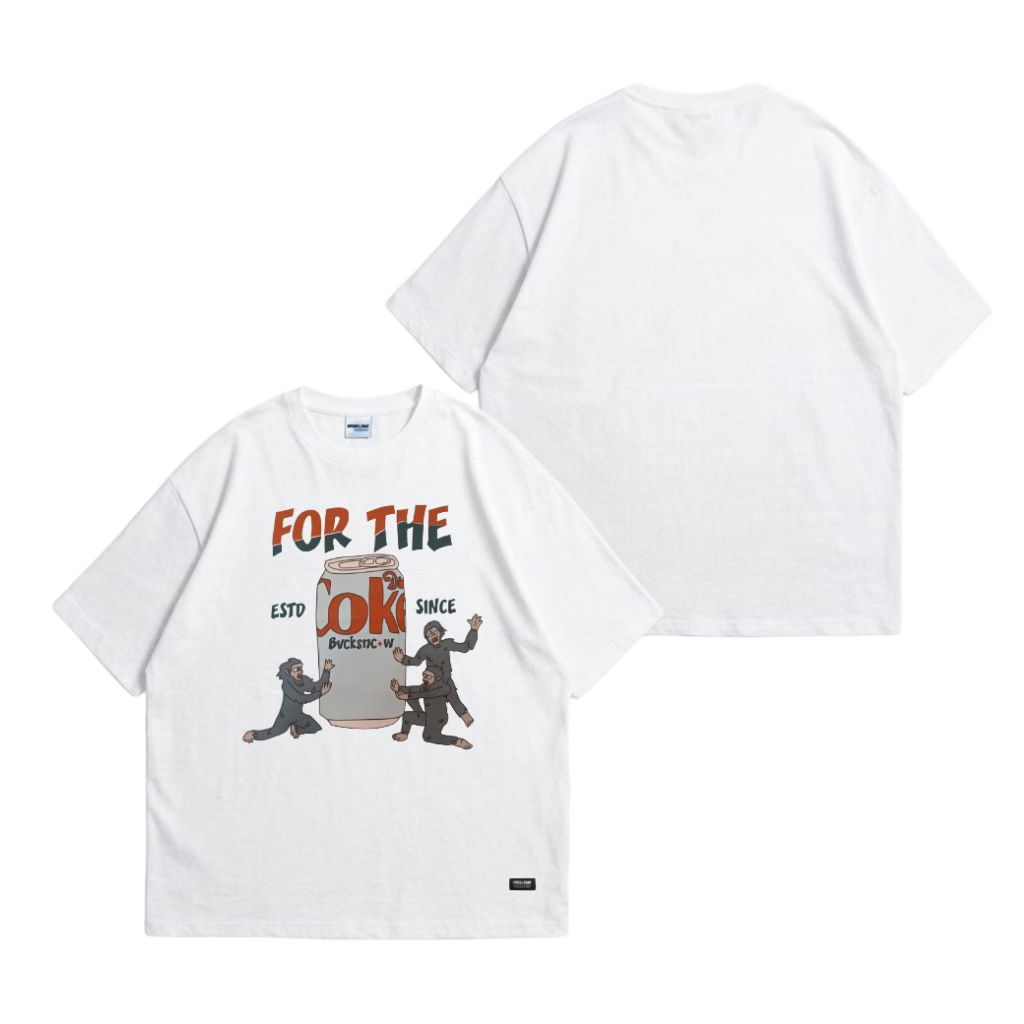 T-SHIRT BUCKSANDCOW OVERSIZE - COKE - KAOS BUCKS & COW
