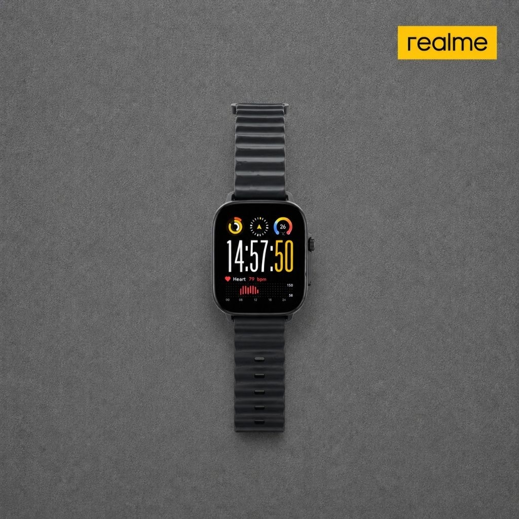 Realme Watch 5 GPS Compass Second Original Smartwatch